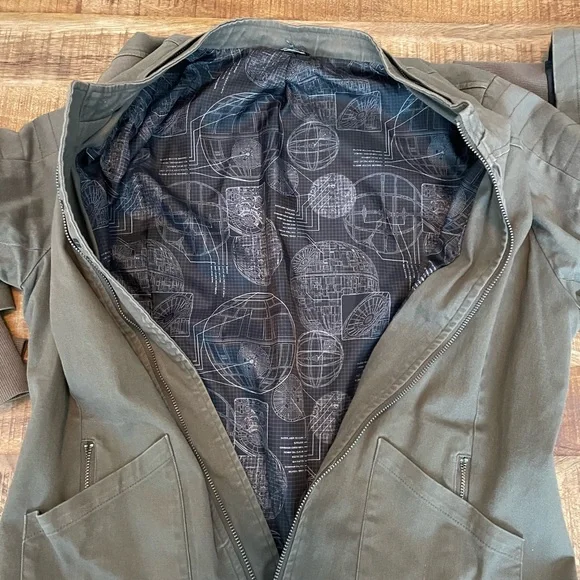 Star Wars Rogue One Jyn Rebel Alliance Cropped Jacket - Picture 3 of 7